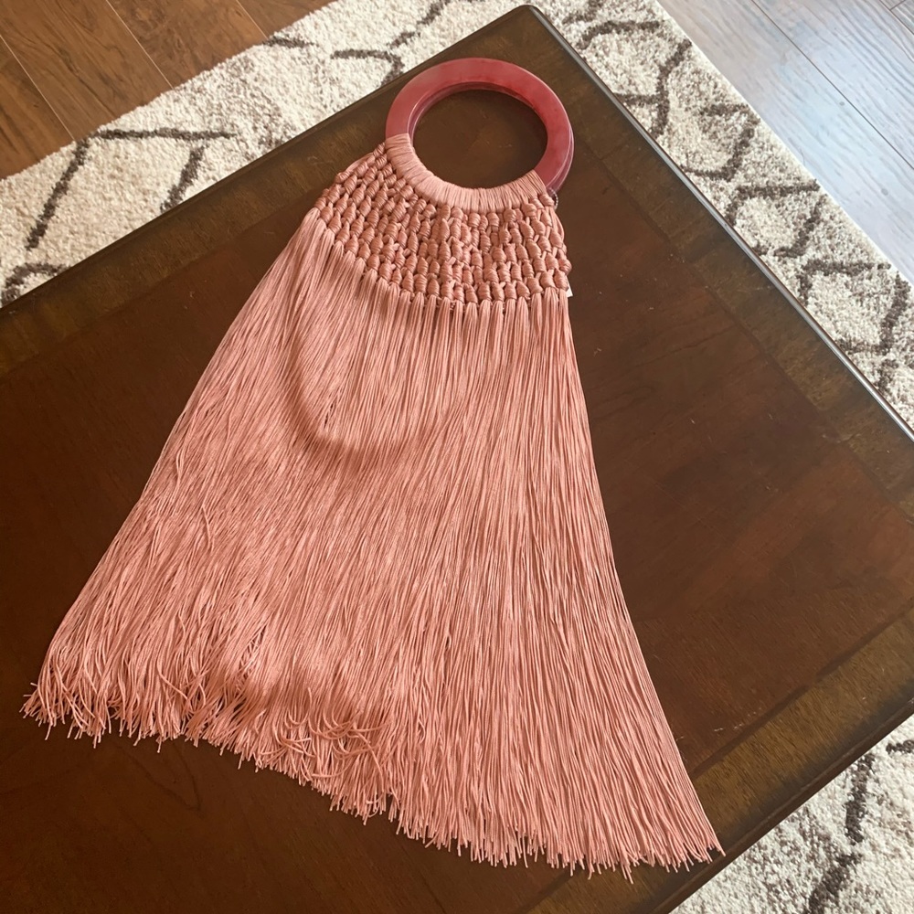 Cult Gaia Pink Handle Bang. NWT.